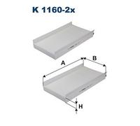 FILTRON K 1160-2x Filtro, Aria abitacolo per ALPINA,BMW