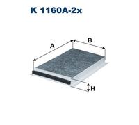 FILTRON K 1160A-2x Filtro, Aria abitacolo per ALPINA,BMW