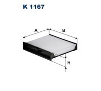 Filtron Filtro abitacolo K1167 particellare per autovetture e veicoli commerciali