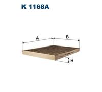 Filtron Filtro abitacolo K1168A a carbone attivo per Dodge Caravan 3.3 1990-1995