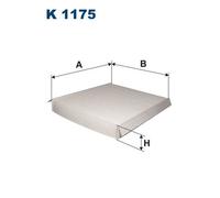 FILTRON K 1175 Filtro, Aria abitacolo per HONDA