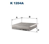 Filtro cabina FILTRON K1204A