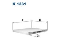 FILTRON K 1231 Filtro, Aria abitacolo per KIA