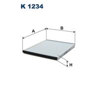 Filtron K 1234 Filtro, Aria Interna Per Chevrolet