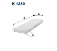 Filtron Filtro abitacolo K1239 – Filtro antiparticolato per MINI R56/R57