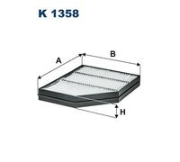 FILTRON K 1358 Filtro, Aria abitacolo per MERCEDES-BENZ,SISU