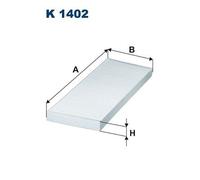 Filtron K 1402 Filtro Cabina Aria Per Irisbus, Iveco, Man, Mercedes-Benz, Scania