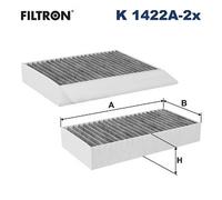 FILTRON Filtro abitacolo Filtro al carbone attivo K 1422A-2x