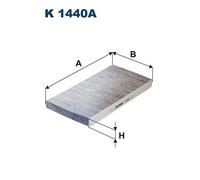 Filtro cabina FILTRON K 1440A