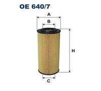 Filtron OE 640/7 Filtro Olio Per MERCEDES-BENZ