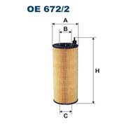 FILTRON OE 672/2 Filtro olio