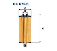 Filtro olio FILTRON OE672/6