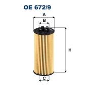 FILTRON OE 672/9 Filtro olio per BMW,MINI