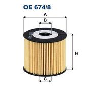 FILTRON Filtro olio Cartuccia filtro OE 674/8