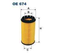 FILTRON OE 674 Filtro olio per CHRYSLER,HYUNDAI,JEEP,KIA