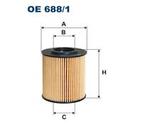 FILTRON OE 688/1 Filtro olio per SEAT,SKODA,VW