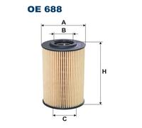 FILTRON OE 688 Filtro dell'olio - per AUTOVETTURE + VEICOLI COMMERCIALI