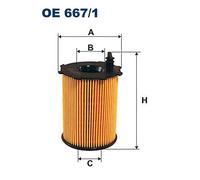 FILTRON Olio Inserto per Ford Fiesta VI Transit Collegare V408 Scatola
