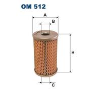 FILTRON OM 512 Filtro idraulico, Sterzo per ALEXANDER DENNIS,ASKAM,ASTRA,AYATS,B