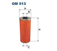 FILTRON OM 513 Filtro olio per MERCEDES-BENZ