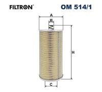 FILTRON OM 514/1 Filtro olio per AYATS,BREDAMENARINIBUS,INBUS,MAN,MAZ,NEOPLAN,SE