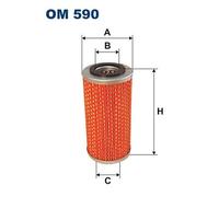 Filtron OM 590 Filtro, Idraulica Operativa Per Aston Martin, Austin, Leyland, Mg