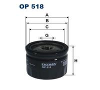 Filtron OP 518 Filtro Dell'Olio Per Alpine, Fiat, Maserati, Renault