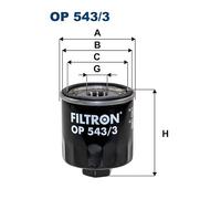 Filtro olio FILTRON OP 543/3