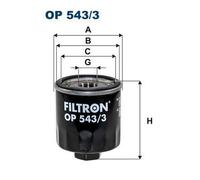 Filtro olio FILTRON OP 543/3