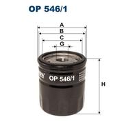 FILTRON OP 546/1 Filtro olio per FORD,HAVAL