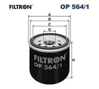 FILTRON OP 564/1 Filtro olio per CHEVROLET,DAEWOO,RAVON,UZ-DAEWOO