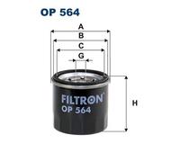 FILTRON OP 564 Filtro olio per BEDFORD,CHANGAN,CHERY,CHEVROLET,DAEWOO,DAIHATSU,D