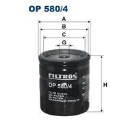 FILTRON OP 580/4 Filtro olio per AUSTIN,BMC,LDV,MG,MORRIS,ROVER,TRIUMPH