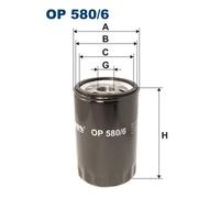 FILTRON Filtro Olio OP 580/6 MG,ROVER,ZT-T Station Wagon,ZS Sedan,ZT Sedan,MG ZS Hatchback,75 (RJ),75 Tourer (RJ)