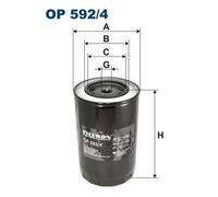 FILTRON OP 592/4 Filtro olio per FIAT,IVECO