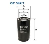 FILTRON OP 592/7 Filtro olio per IVECO