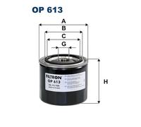 FILTRON OP 613 Filtro olio per NISSAN