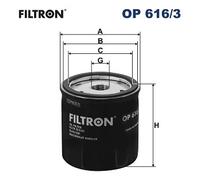 Filtro olio FILTRON OP616/3