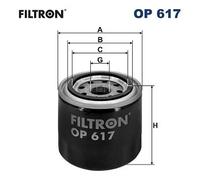 FILTRON OP 617 Filtro olio per BEDFORD,BELARUS,BRANSON,CARRARO,DERWAYS,GENESIS,G