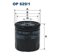 FILTRON OP 629/1 Filtro olio per FORD,FORD AUSTRALIA,MAZDA,MORGAN,VOLVO