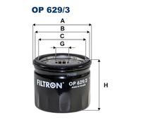 FILTRON OP 629/3 Filtro olio per FORD