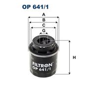 FILTRON OP 641/1 Filtro olio per AUDI,BYD,SEAT,SKODA,VW
