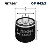 FILTRON OP 642/2 Filtro dell'olio - per AUTOVETTURE + VEICOLI COMMERCIALI
