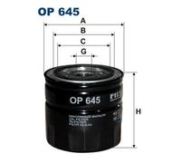 Filtron Filtro olio OP 645 - per VOLVO 340/360, 440, 460, 480; FIAT, LANCIA