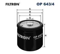 Filtron op643/4 Filtro olio