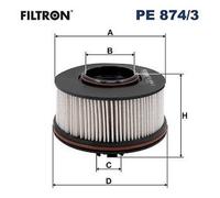 Filtron PE 874/3 Filtro Carburante Per Hyundai