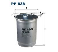 FILTRON PP 838 Filtro carburante per FORD,HONDA,LAND ROVER,MG,ROVER,SEAT,VW
