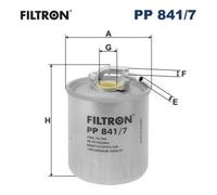 Filtro carburante FILTRON PP841/7