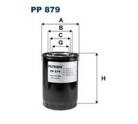 FILTRON PP 879 Filtro carburante per FIAT,IVECO,MAN