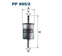 FILTRON PP 905/2 Filtro carburante per CHEVROLET,DAEWOO,FSO,RAVON,TAGAZ,UZ-DAEWO
